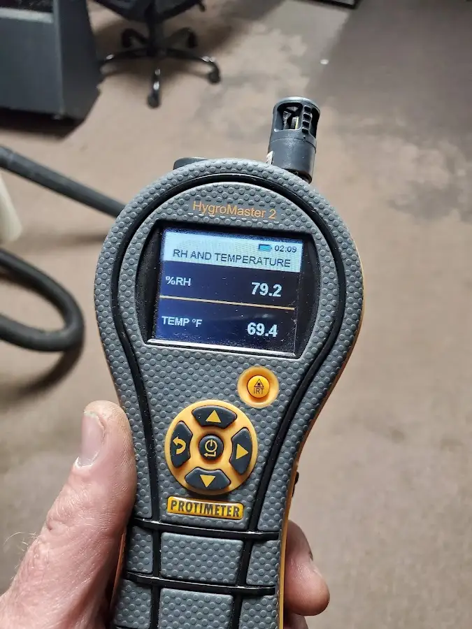 Moisture meter humidity assessment for Mold Remediation & Removal in Oakdale